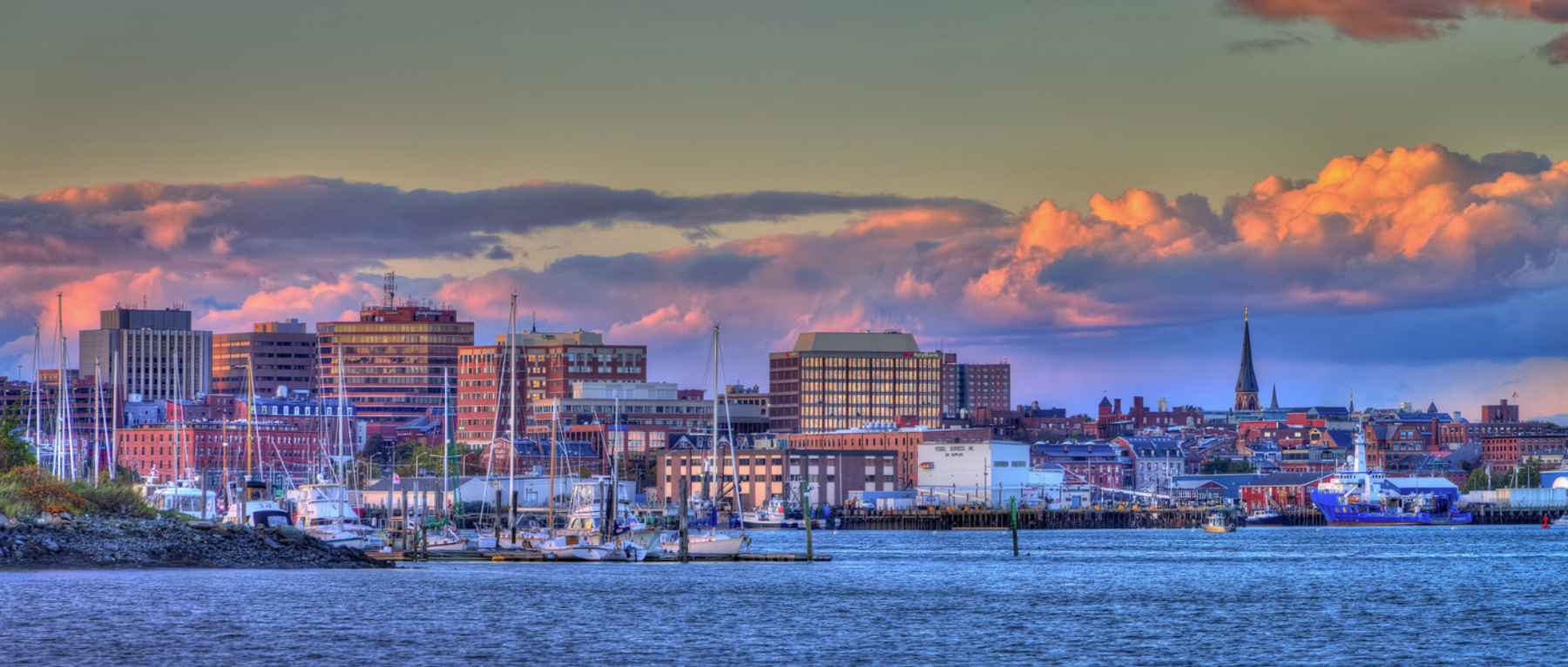 Portland, Maine skyline